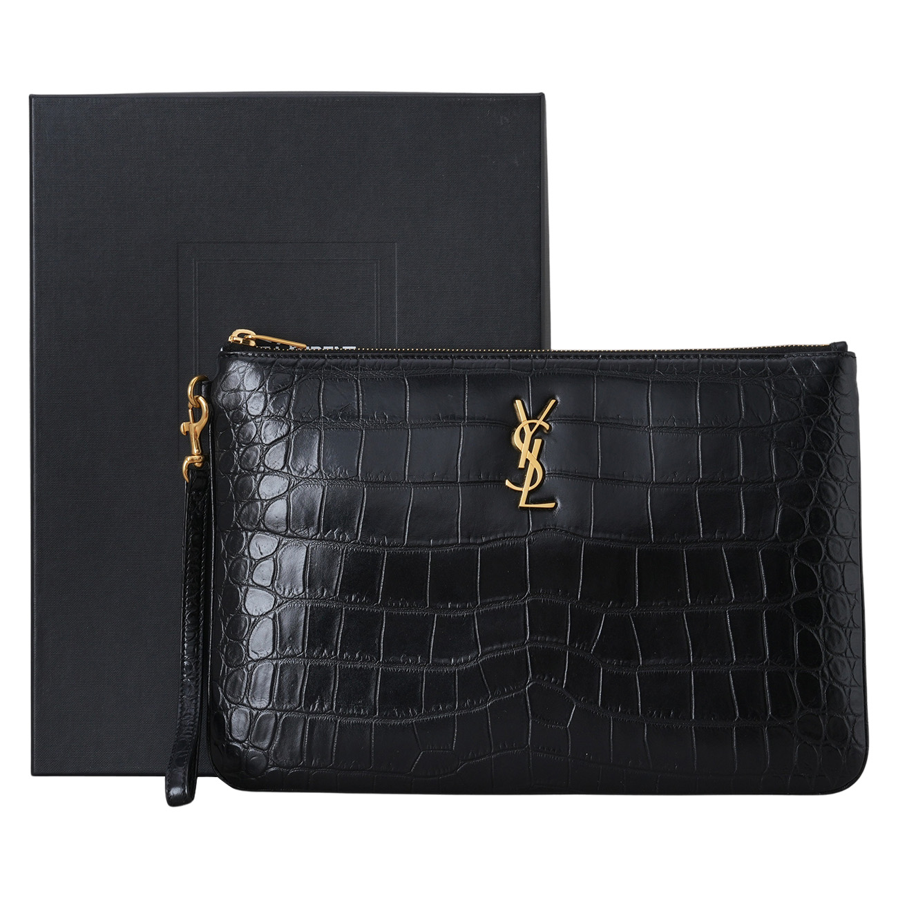 YVES SAINT LAURENT(USED)생로랑 558070 모노그램 와니 패턴 클러치